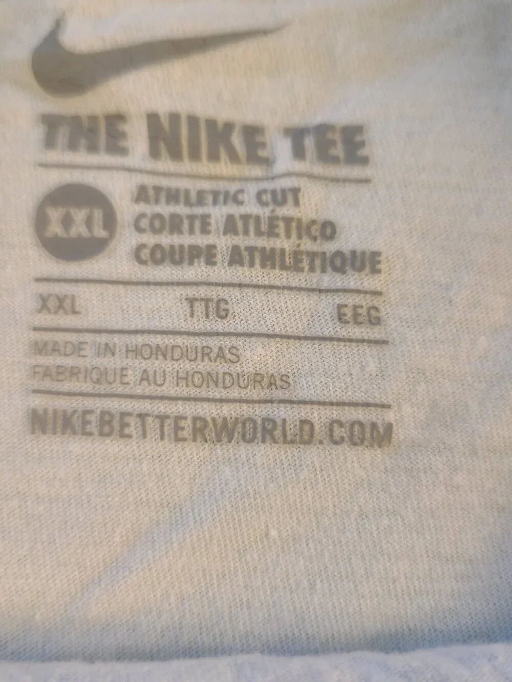 Nike Dare To Air Tee Shirt Men's XXL White & Blue